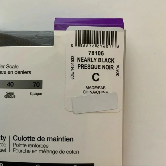 3/$25 SECRET Silky Control Sheer Tights - Picture 7 of 15